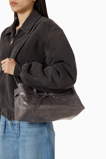 Grandma Used Top-handle Bag in Cow Leather