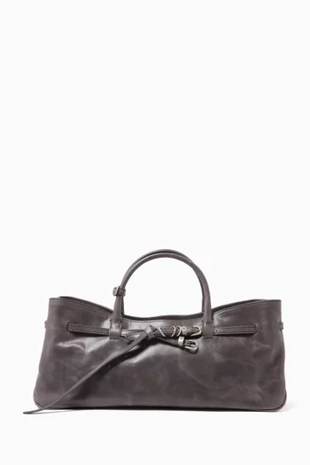 Grandma Used Top-handle Bag in Cow Leather