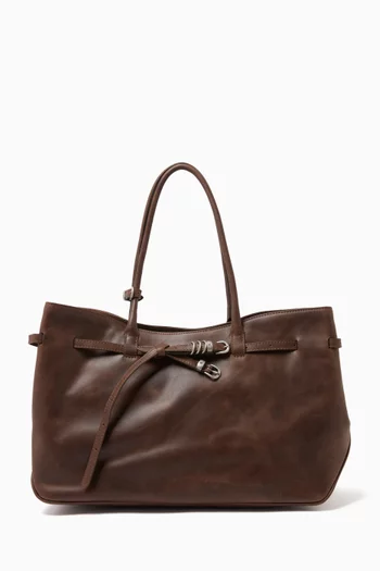 Grandma Used Tote Bag in Cow leather
