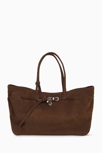 Grandma Used Tote Bag in Suede