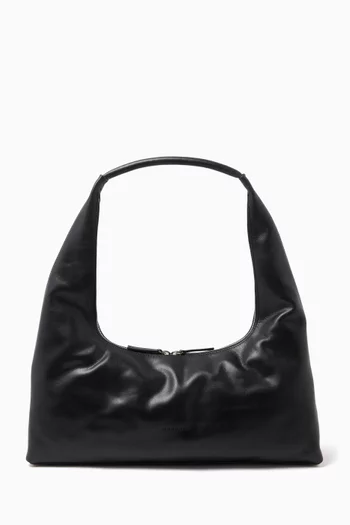 Large Hobo Bag in Cow Leather