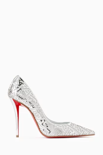 Miss Z Carouba 100 Pumps in Metallic Leather