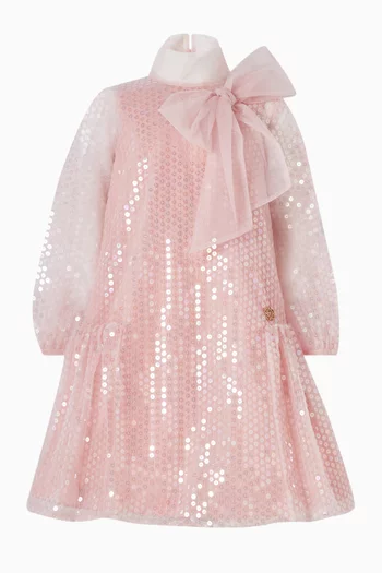 Sequin-embellished Dress in Tulle