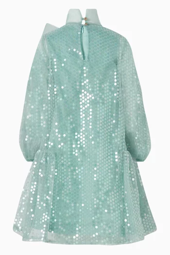 Sequin-embellished Dress in Tulle