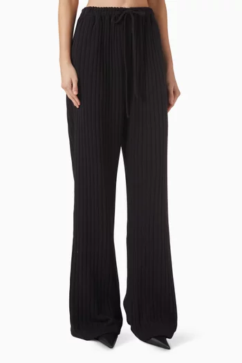Morgan Rib-knit Pants