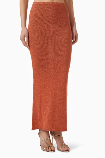 Carolina Sequin-embellished Skirt