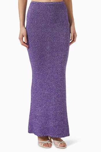 Carolina Sequin-embellished Skirt