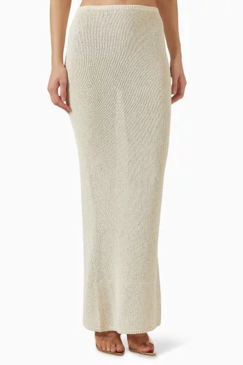 تنورة كارولينا مطرزة بالترتر