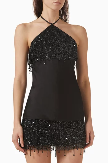 strapless open back dress ASTA RESORT - KLARA DRESS (Size Medium)