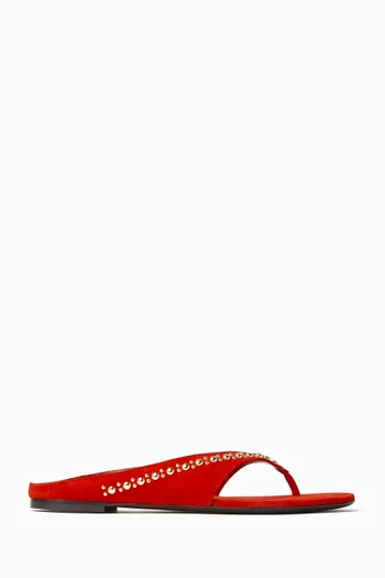 Sun-kissed Slides in Suede