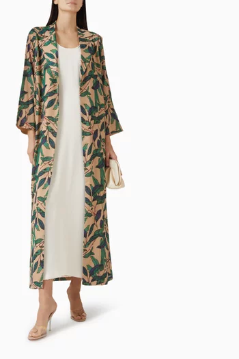 Printed Abaya in Chiffon