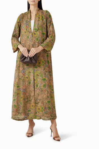 Zainah Cut Abaya in Chiffon