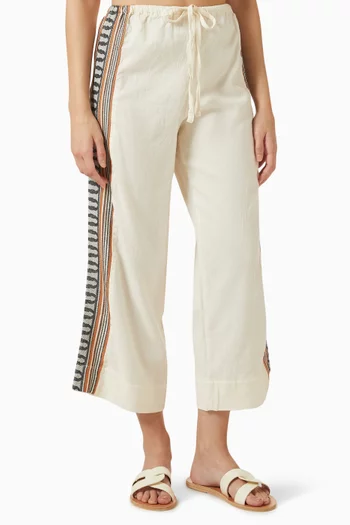 Zakar Embroidered Pants