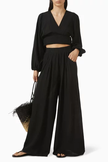 Wide-leg Pants
