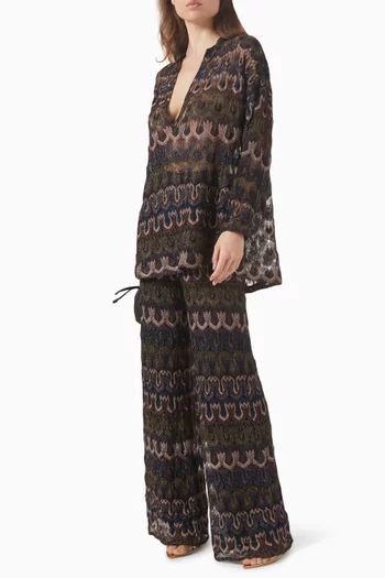 Top in Viscose-lamé