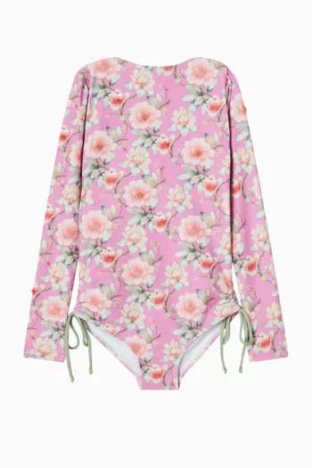 Front-zip One-piece Swimsuit