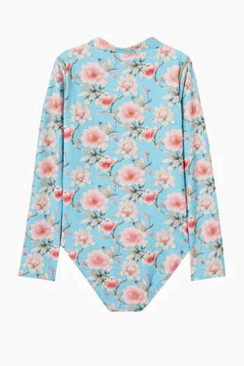 Front-zip One-piece Swimsuit