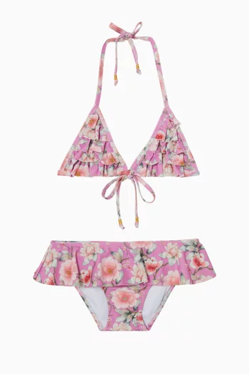 Petal Frilly Bikini Set