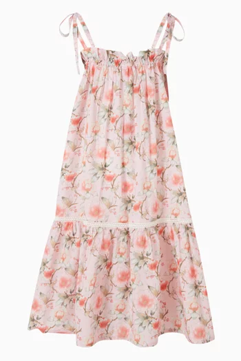 فستان بنقشة زهور