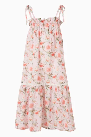 فستان بنقشة زهور