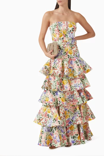 Pippa Belted Tiered Dress