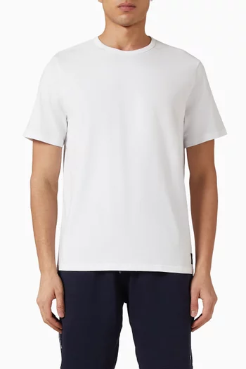 Loungewear T‑shirts in Cotton, Set of 2