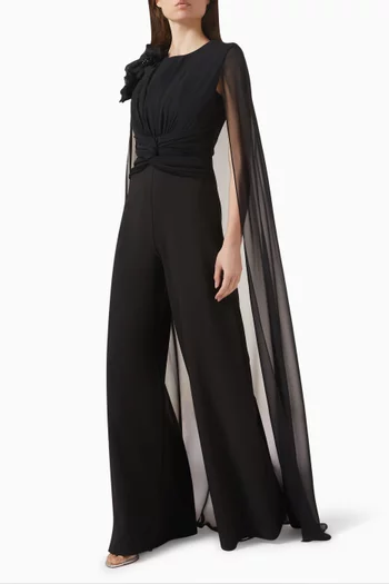 جمبسوت بتطريزات زهور بارزة