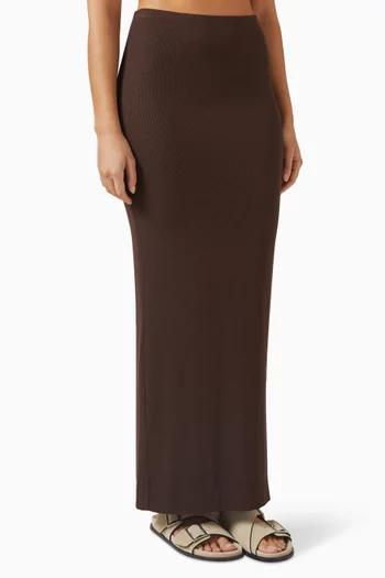 Emma Maxi Skirt in Rayon Blend