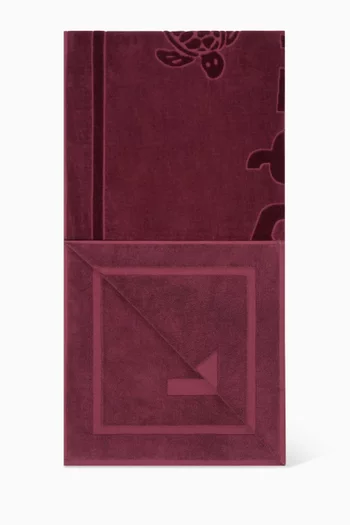 منشفة شاطئ بلون سادة قطن عضوي