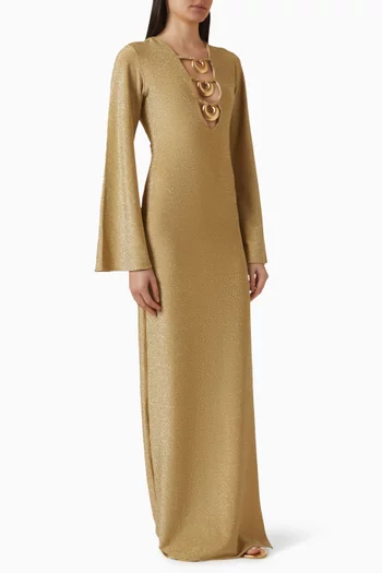 فستان بارو بحلقات ليكرا