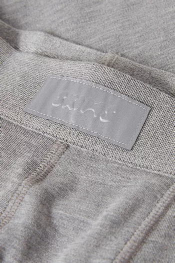 طقم بوكسر بحياكة داخلية 3 بوصات قطن، 3 قطع