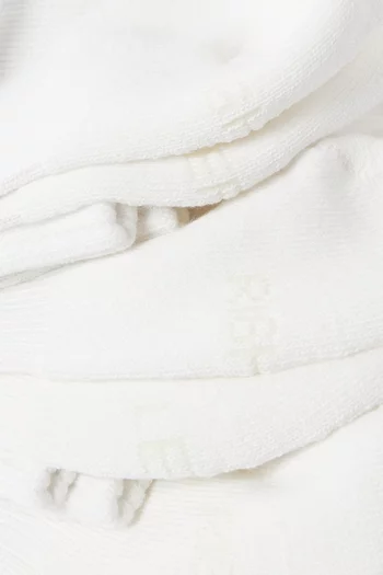 Quarter Crew Logo Socks, Set of 3