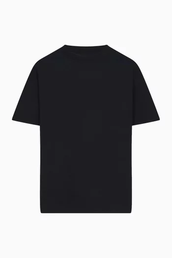 تي شيرت بفتحة رقبة مستديرة