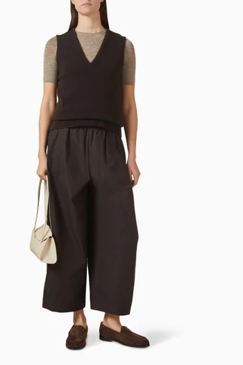 Knitted T-shirt in Merino-wool