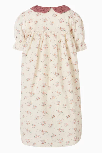 فستان لوريدانا بنقشة زهور 