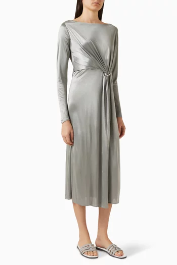 Ruched Dress in Jersey