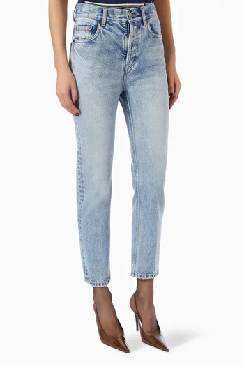 90s Cropped Jeans in Denim