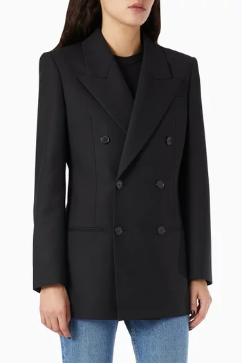 Double-breasted Jacket in Wool