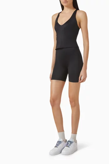 Shine Bonded Waist Biker Short 5"