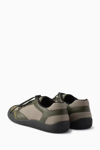 سنيكرز سبيدروك جلد وقماش شبكي