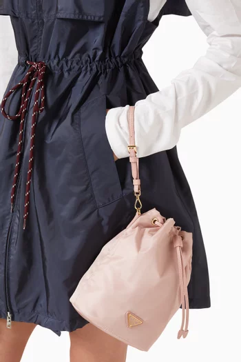 Drawstring Pouch in Re-Nylon