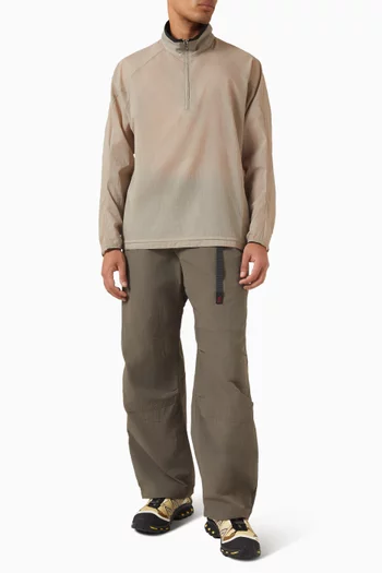 Panelled Trek Pants in Nylon