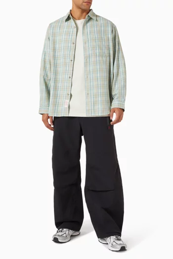 Panelled Trek Pants in Nylon