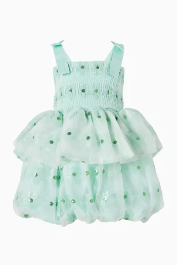 Zana Flower Smocked Dress