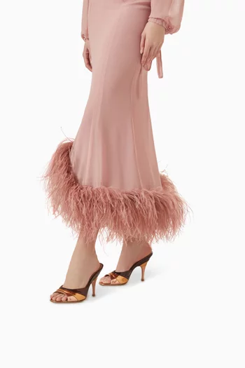 Marea 95 Mules in Leather