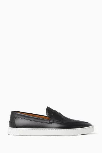 Cowes Slip-on Loafers in Leather