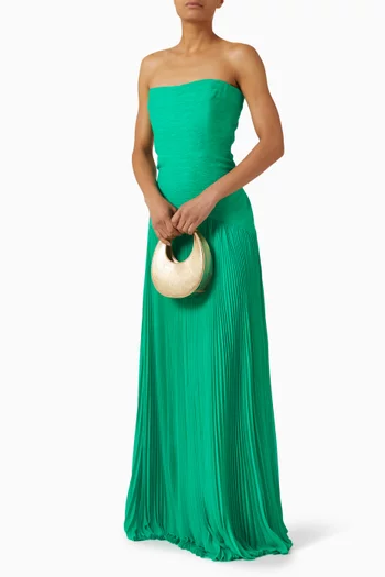 Sunniva Maxi Dress in Crepe