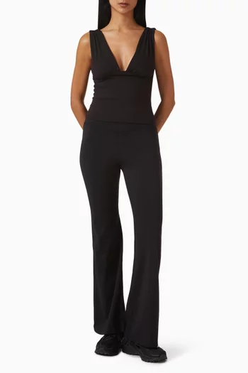 365 Ruched Plunge Top