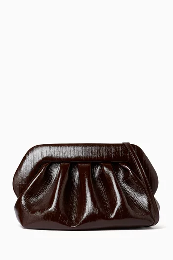 Small Bios Clutch in Leather