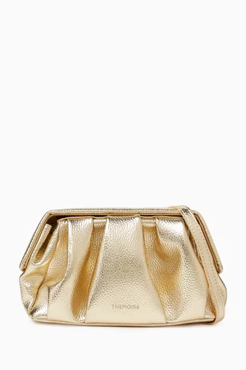 Athena Clutch in Laminated Leather